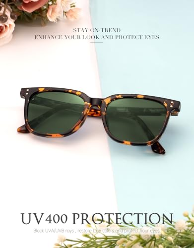 Image of ANYLUV Womens Sunglasses Polarized Sunglasses for Women, Trendy Woman Polarized Ultraviolet Protection Travel