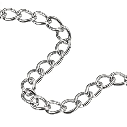 PATIKIL Mini Purse Chain with Lobster Clasps 20 Inch, Nickel Plated Metal Strap for Shoulder Crossbody Wallet Handbag Silver - Image 4