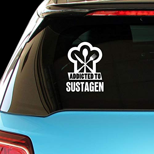 Addicted to SUSTAGEN Food Drink Vegetable Car Laptop Wall Sticker