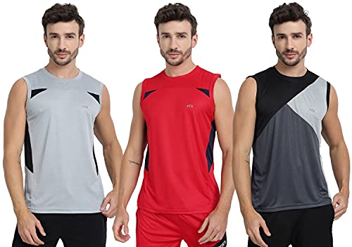Image of FTX Men's Solid Regular Fit T-Shirt