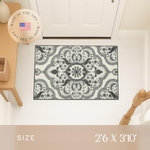 Tapete Maples Rugs Vivian Medallion 117x76 cm Gris miniatura 3