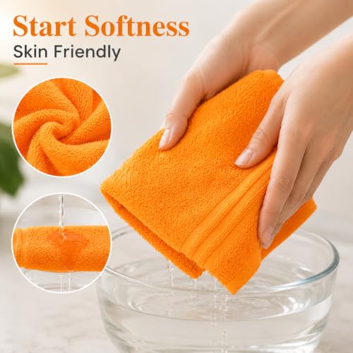 Image of BENAVJI Hand Towel 21 x 14 CM | Ultra Soft & Super Absorbent Quick Dry Bath Towel for Men, Women & Kids | Multipurpose Bathroom, Gym & Travel Towel Pack of 3