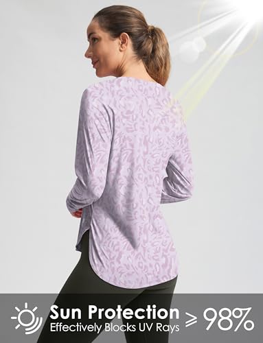 Image of Women's Sun Shirts UPF 50+ Long Sleeve UV Protection Shirt Lightweight Quick Dry Workout Hiking Tops for Women