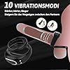 ZWFUN Penisring Vibrator Sexspielzeug Silikon Doppel Cockring Paar Vibrator mit APP Steuerung 10 Vibrationsmodi für Langwährende Erektion,Penis Ring Sex Spielzeug für die Männer Extrem(APP Steuerung) #2