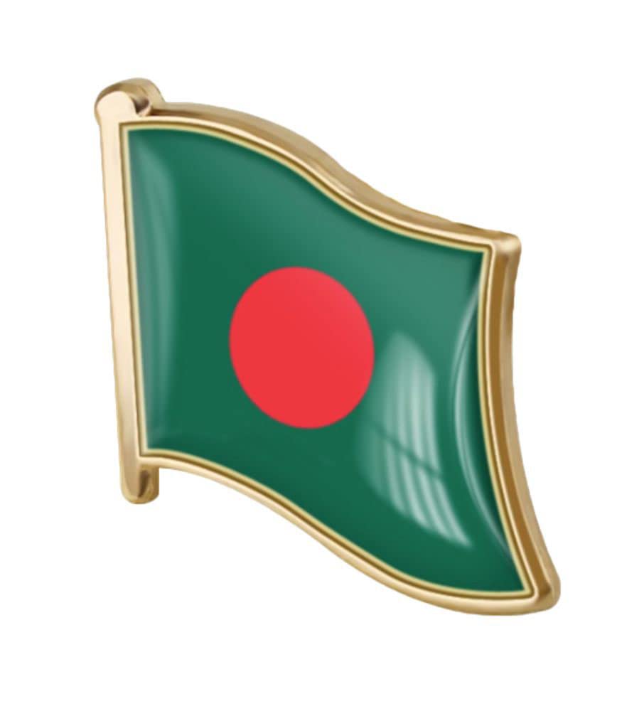 vmcoatdu Country Flag Pin Badge International Travel Brooch Metal Alloy Souvenir Pin for Hat Clothes Backpack
