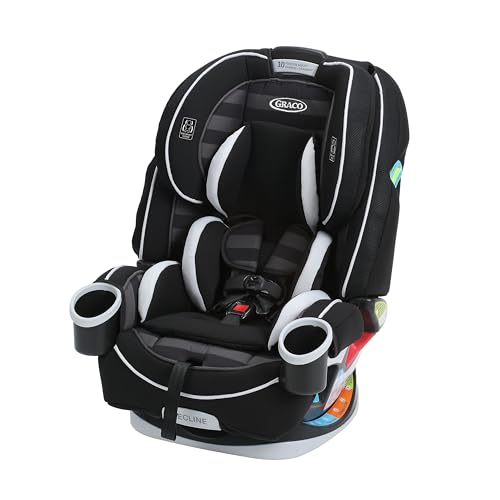 Graco 4Ever All-in-One Convertible Car Seat, 4-in-1 Baby to Big Kid Car Seat from 1.8-54 kg (4-120 lb), ProtectPlus Engineered, Rockweave