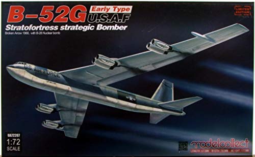 Modelcollection MOC72207 1:72 USAF B-52G ストラトフォートレス ストラテジック ボンバー 早期 'Broken Arrow 1966' [モデル組み立てキット]のサムネイル