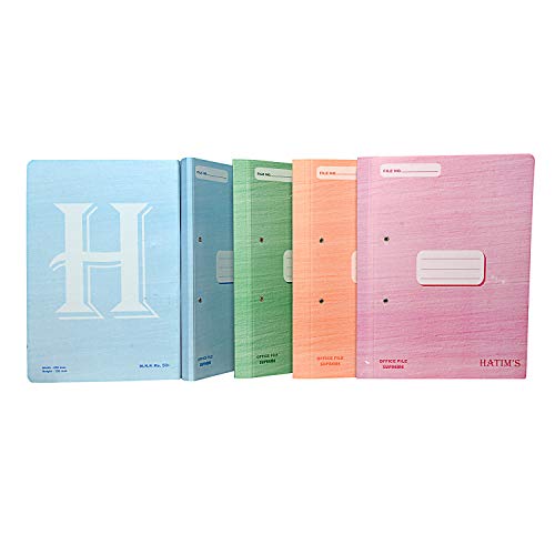 MS Supreme Paper Cobra Files with Spring Inside for Home, School and Office Use (10)