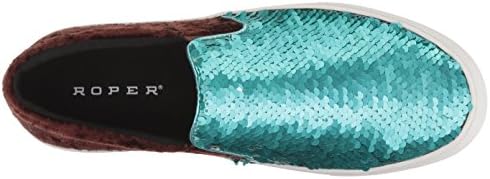 Roper Womens Darcy Shoe, Blue, 7 | Image 4