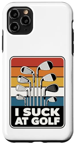 I Suck At Golf Joke ʔSt s Ȓj St X}zP[X iPhone 11 Pro Max p