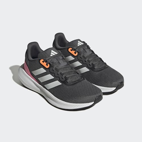 Image of adidas Runfalcon 3.0 W, Women's Shoes-Low (Non-Football), Grey Six /Crystal White /Beam Pink, 44 EU /UK 10, Grey Six Crystal White Beam Pink, 14 US