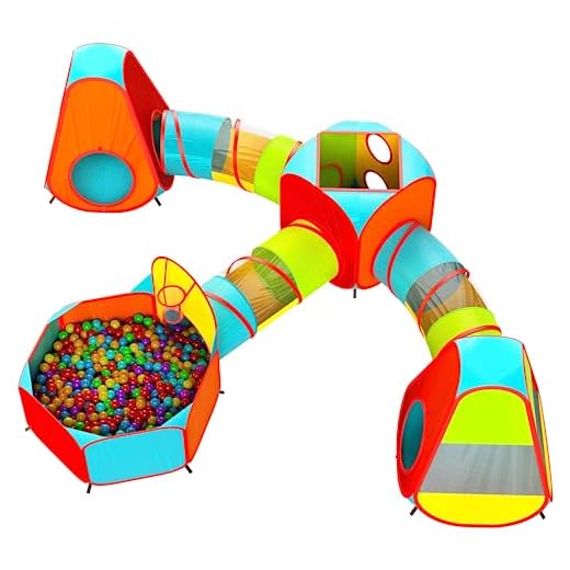 Playz Ball Pit, Play Tent and Tunnels for Kids, Gift for Toddler Boys & Girls, Best Birthday Gift for 1 2 3 4 5 Year old, Pop Up Baby Play Toy, Indoor & Outdoor Use as Portable Play Center Storage Bag