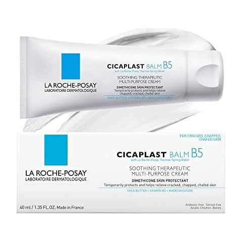 La Roche-Posay Cicaplast Balm B5, Healing Ointment and Soothing Therapeutic Multi Purpose Cream for Dry & Irritated Skin, Body and Hand Balm, Baby Safe, Fragrance Free Cover