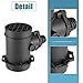 uxcell Car Mass Air Flow Sensor Meter Replacement Black for BMW M3 1995-1996 No.13621747155