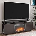 Ameriwood Home Mason Fireplace TV Stand for TVs up to 65", Espresso