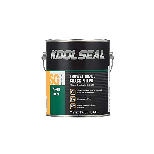 KOOL SEAL® KS0075200-16 Trowel Grade Driveway Crack Filler, Black - 1 gal.