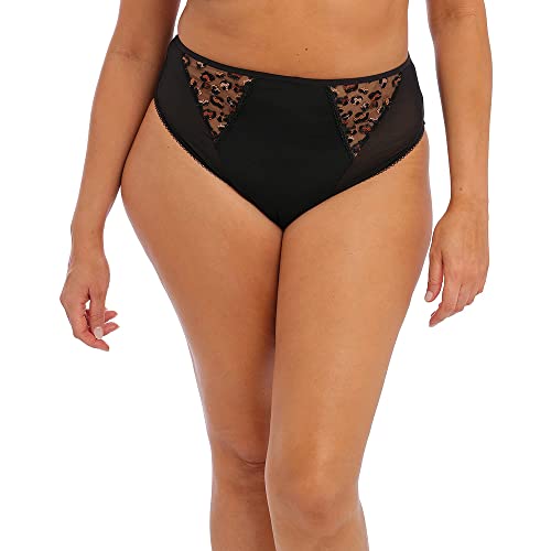 Culotte taille haute Elomi Namrah lingerie broderie léopard femme