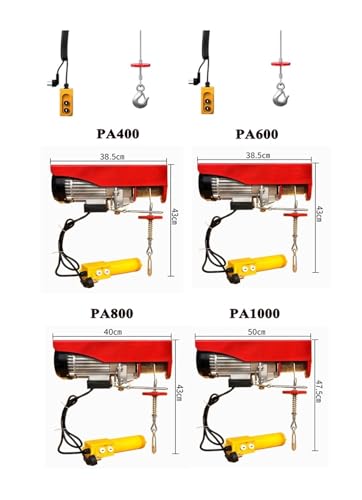 Polipasto eléctrico CAARLA PA-200 800KG miniatura 3