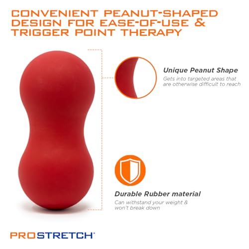 ProStretch Peanut Rouleau de massage à bille dur – vue 3