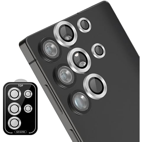 Protecteur d'objectif ToVioc pour Galaxy S25 Ultra Cover