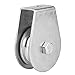 Single Pulley Block, 0.3 Tons Loading Single Pulley Block Swivel Pulley Roller Lifting Wheel for Wire Rope (#03)