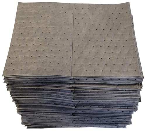 Image of Oil-Dri L91003 15 inch W x 19 inch L Universal Light Weight Perforated Pad, 200 Mats /Box