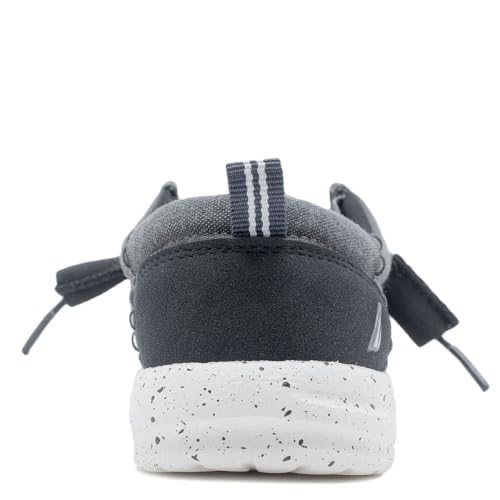 Image of Nautica Kids Boys Youth Comfort Loafers, Lace-Up Boat Shoe, Lightweight Casual Stretch Sneaker-Little Kid /Big Kid Rushford
