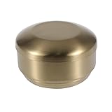 Mikinona Edelstahl Schüssel mit Deckel Doppelwandig mit Deckel Isolierte Schüssel für Heiße und Kalte Speisen Langlebige Haushaltsutensilien als Reis- Suppen Snackschale Gold