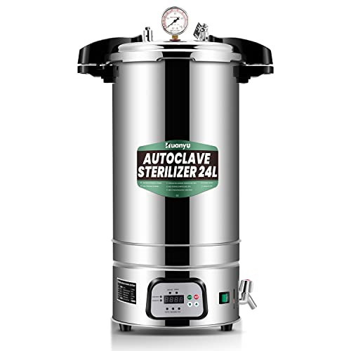 Huanyu 24L Autoclave Sterilizzatore Automatico a Vapore Controllo intelligente...