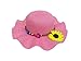 Produktbild Doitsa Strohhut Mädchen Sonnenschutz Kinder Strandhut Sonnenhut mit Perlen Herz und Sonnenblume (Rosa)