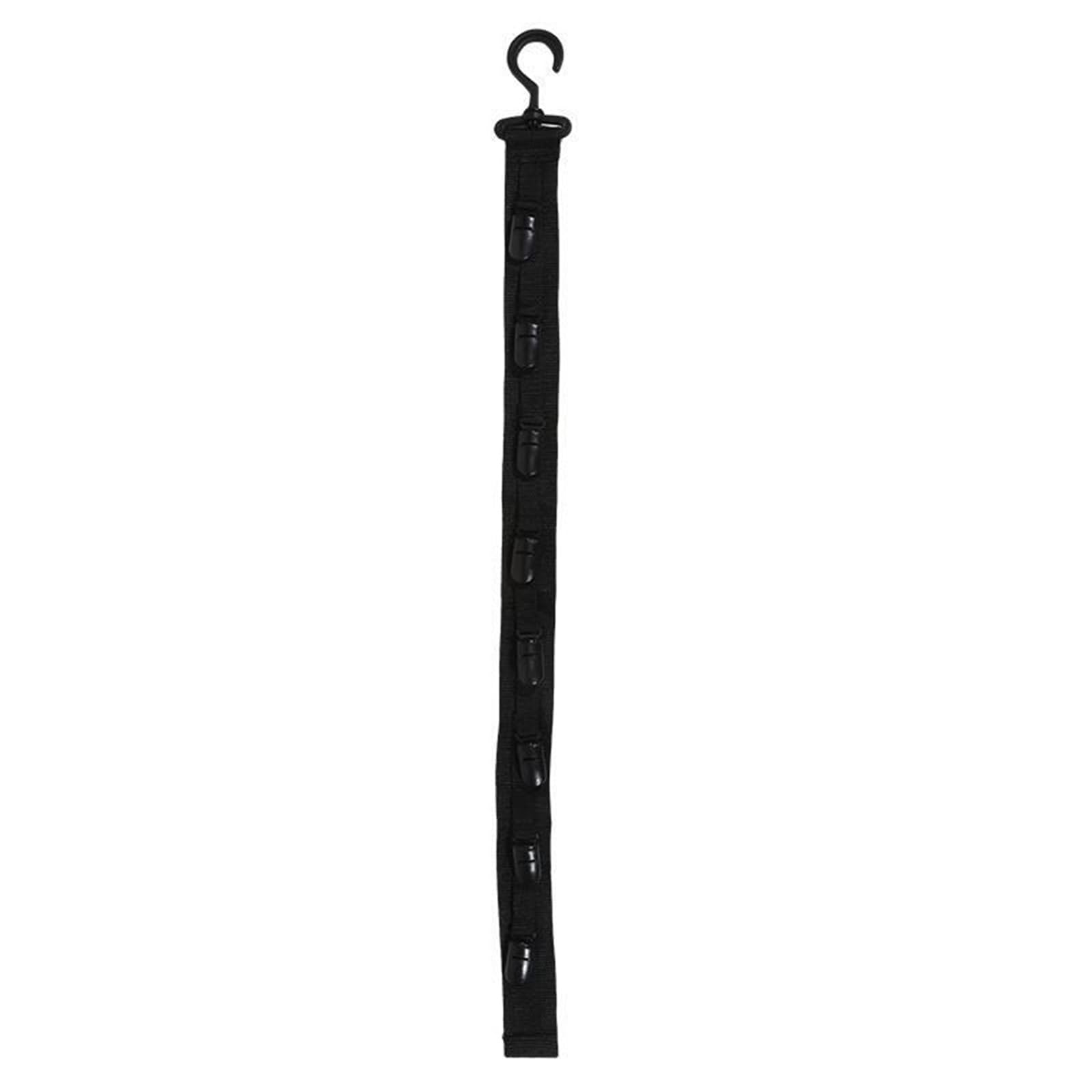 TRRYUIP Hat Storage Hat Organizer With 8 Clips Sturdy Hook Rope Rack For Door Wardrobe Storage Display Holder For Closet