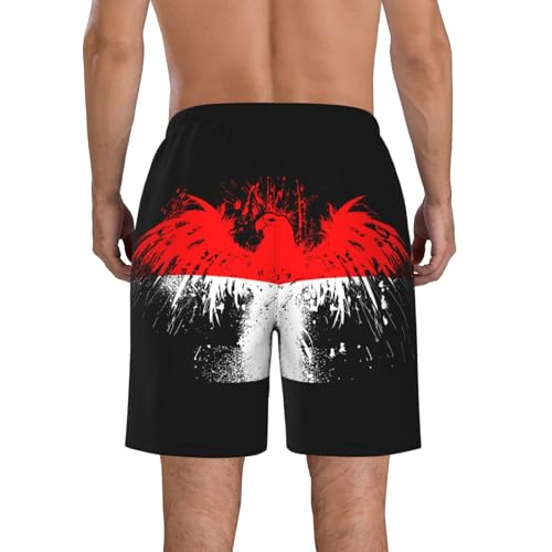 Men's Swim Trunks Beach Shorts Drawstring Lightweight Gym Running Shorts Gym Casual Loose Summer Shorts with Pocket3