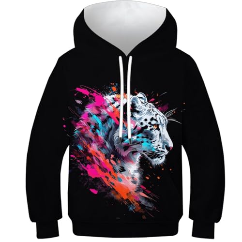 Sweat-shirt tigre 3D pour adolescent : fini les vêtements ternes à 13-15 ans