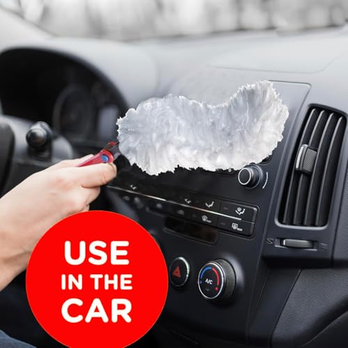 Image of 10 Count Heavy Duty Dusting Refills for O Cedar Flex & Catch | Disposable Duster Refill with Cleaning Fibers | Traps 3X More Dust Than Traditional Feather Duster