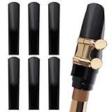 6Pcs Plastic Alto Saxophone Reeds, Mouthpiece Reeds for Alto Saxophone Mouthpiece Reeds Strength 2.5 Repairs Accessory