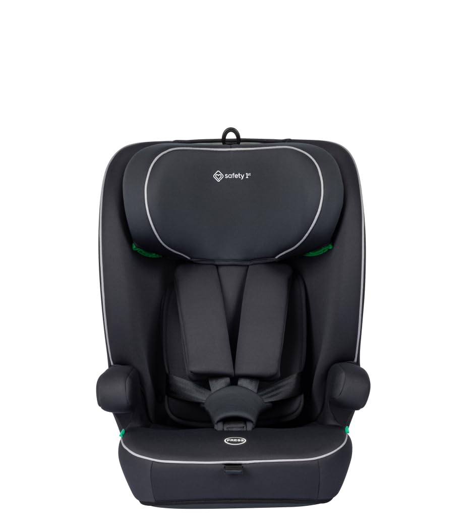 Safety 1st Venus i-Safe, siège auto évolutif, 15 mois à 12 ans (76–150 cm), 11 positions d’appui-tête, protection latérale, Black