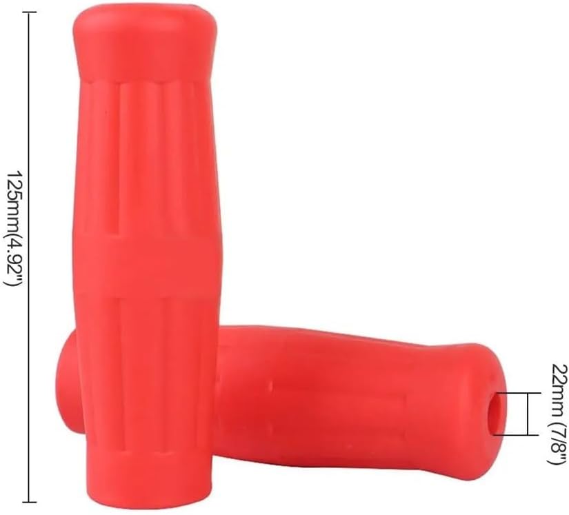 Non-Slip Handlebar Grip Covers Motorcycle Handlebar Grips Non Slip Rubber Open End Thruster Grip