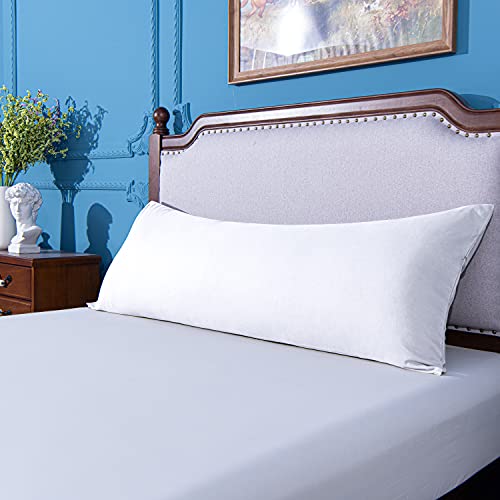 Image of NTBAY Body Microfiber Pillowcase, 1 Pack, 20 x 54, White