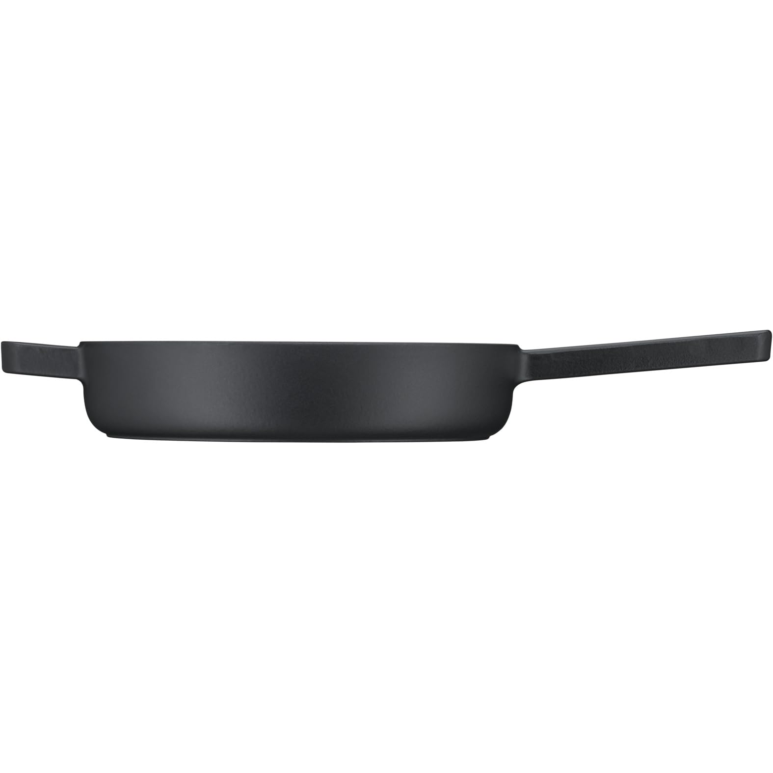 WMF Flavour patelnia do duszenia 28 cm, indukcyjna, żeliwna, emaliowana, wysoka krawędź, odporna na piekarnik, nowoczesna elegancja, czarna