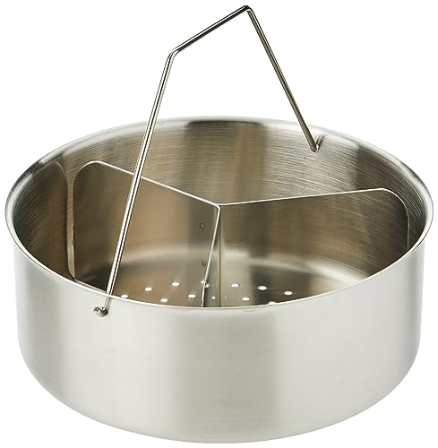 Kuhn Rikon Duromatic-Juego de separadores de Acero Inoxidable para ollas a presión, Plateado, 20 cm