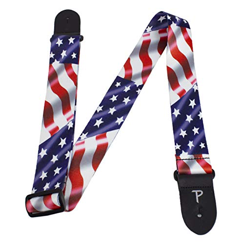 Perri PLLPCPAF Sangle en polyester pour Guitare Motif Drapeau Américain - Les Beatles, Paul McCartney, John Lennon, RIngo Starr, George Harrison Perri PLLPCPAF Sangle en polyester pour Guitare Motif Drapeau Américain – Image 8