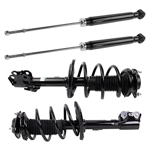Image of TRQ Front and Rear Complete Strut and Shock Absorber Kit 4 Piece for Toyota | for 2015-2020 Toyota Sienna FWD without Mobility Auto Access Package