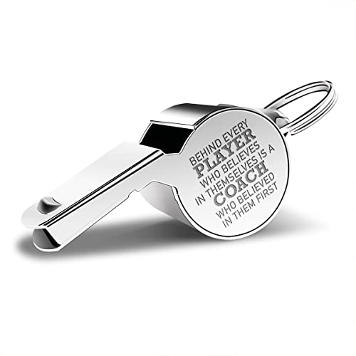 Silbato de acero inoxidable con cordón para entrenador miniatura 3