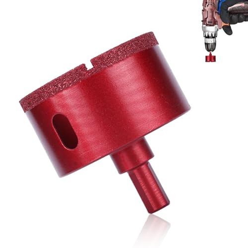 70MM Tile Hole Cutter, Diamond Drill Bitwith Triangle Shank Diamond Hole Saw for Glass Porcelain Tiles Marble Ceramics 1 70MM Tile Hole Cutter, Diamond Drill Bitwith Triangle Shank Diamond Hole Saw for Glass Porcelain Tiles Marble Ceramics