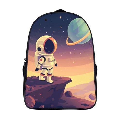 Sac à dos garçons et filles motif espace 40x28x16cm cadeau idéal
