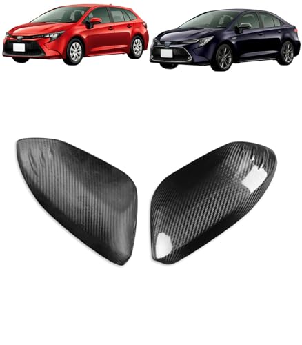 ZayCraye �J���[�� 12��� �ɓK�� 2019~2024�N �T�C�h�~���[�J�o�[ �A�E�^�[�o�b�N�~���[�v���e�N�^�[ �T�C�h�h�A�~���[�K�[�j�b�V�� �J�[�{���t�@�C�o�[�� �O�� �J�X�^�� �p�[�c �i�u���b�N�j For Corolla ��p�݌v [���s�A��