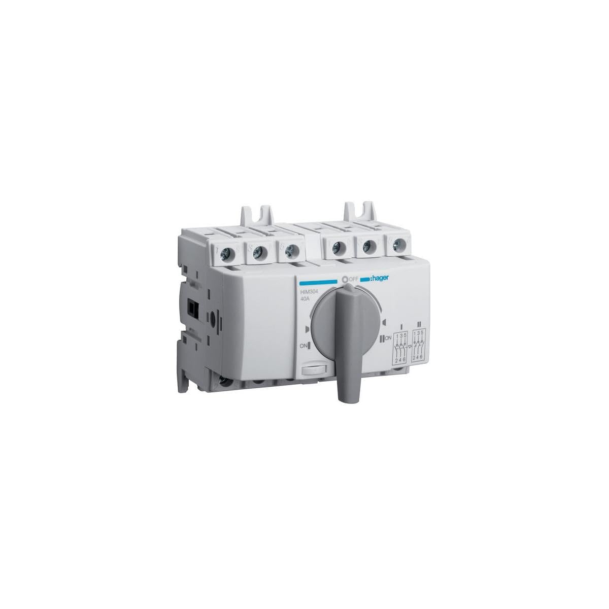 Changeover switch I-0-II 3P 40A HIM304 /T2UK