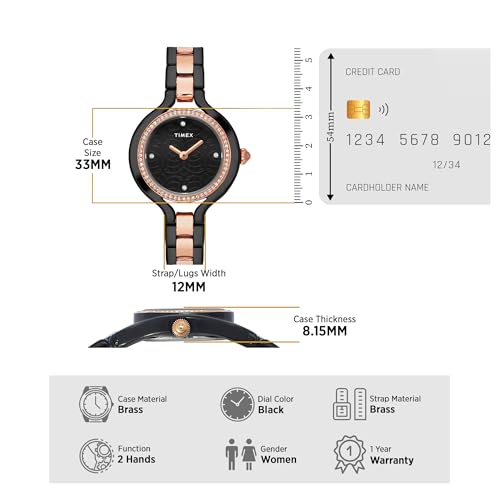 Image of TIMEX Fria Round 33mm Dial Analog Women Watch
