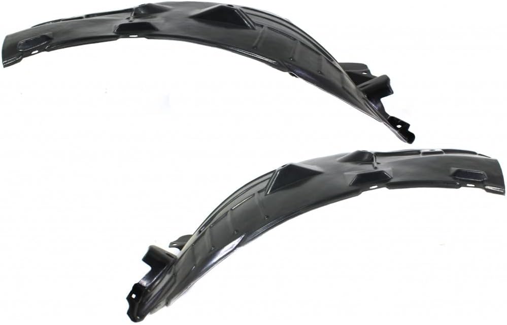 For Nissan 370Z Splash Guard/Fender Liner 2009-2020 Driver and Passenger Side Pair/Set | Front | Rear Section | NI1248122 + NI1249122 | 638431EA0A + 638421EA0A