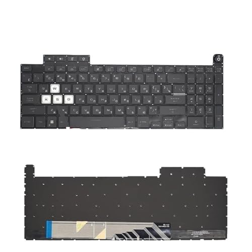 TUF Gaming F15 FA507 FA507R FX507ZC FX507Z FX517 FX507ZM FA507RE F17 FX707 FX707ZM FA707pXyCꃉeL[{[h(RU Black Backlig)